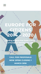 Mobile Screenshot of europeforcitizens.ie
